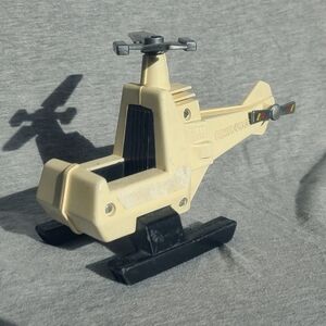 1981 Vintage Fisher Price Husky Helper Police Patrol Squad Helicopter #332